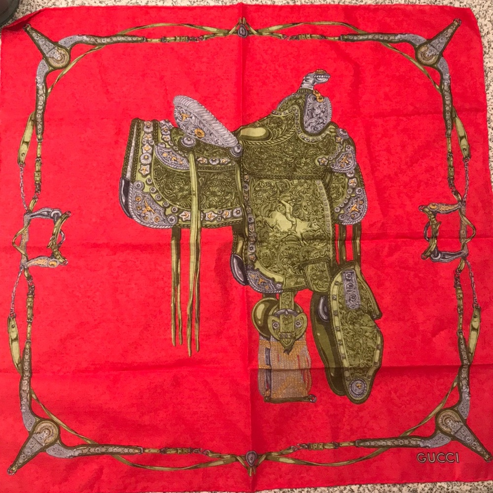 Gucci Saddle Handkerchief Vintage